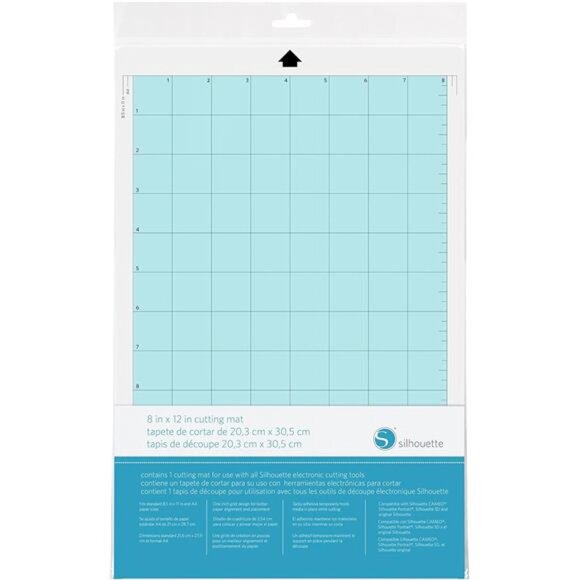 Silhouette America Silhouette Portrait Cutting Mat, Medium, Blue - Picture 1 of 5